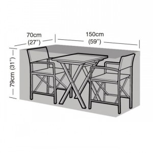 BISTRO SET COVER TWO SEATER